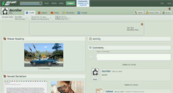 Desktop Screenshot of docmiller.deviantart.com