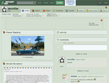 Tablet Screenshot of docmiller.deviantart.com