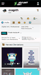 Mobile Screenshot of exageth.deviantart.com