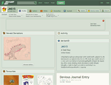Tablet Screenshot of jms15.deviantart.com