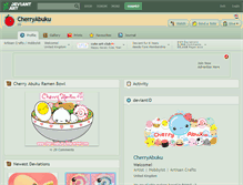 Tablet Screenshot of cherryabuku.deviantart.com