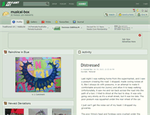 Tablet Screenshot of musical-box.deviantart.com