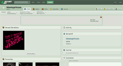 Desktop Screenshot of bloomyprincess.deviantart.com
