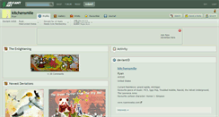 Desktop Screenshot of kitchensmile.deviantart.com