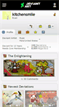 Mobile Screenshot of kitchensmile.deviantart.com