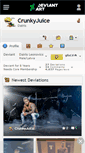 Mobile Screenshot of crunkyjuice.deviantart.com
