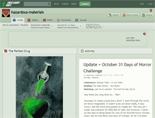 Tablet Screenshot of hazardous-materials.deviantart.com
