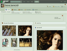 Tablet Screenshot of forever-sacred-483.deviantart.com