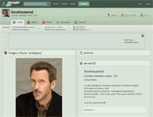 Tablet Screenshot of ilovehousemd.deviantart.com