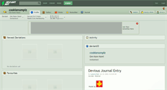 Desktop Screenshot of cookienomplz.deviantart.com