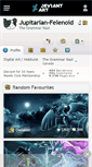 Mobile Screenshot of jupitarian-felenoid.deviantart.com