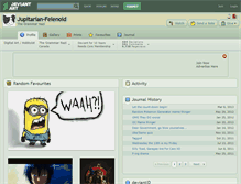Tablet Screenshot of jupitarian-felenoid.deviantart.com