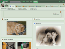 Tablet Screenshot of bebs.deviantart.com