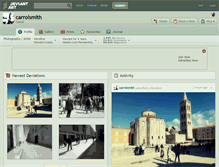 Tablet Screenshot of carrolsmith.deviantart.com