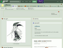 Tablet Screenshot of mifbtmm.deviantart.com