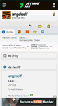 Mobile Screenshot of angelself.deviantart.com