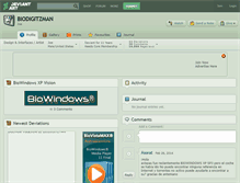 Tablet Screenshot of biodigitzman.deviantart.com