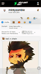 Mobile Screenshot of mintyzombie.deviantart.com
