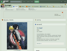 Tablet Screenshot of go-angel.deviantart.com