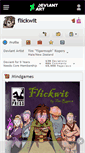 Mobile Screenshot of flickwit.deviantart.com