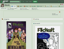 Tablet Screenshot of flickwit.deviantart.com