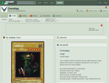 Tablet Screenshot of crewshay.deviantart.com