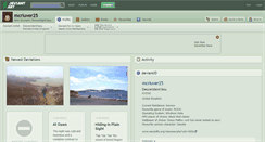 Desktop Screenshot of mcrluver25.deviantart.com