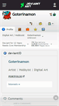 Mobile Screenshot of goterinamon.deviantart.com