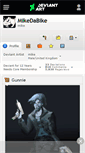Mobile Screenshot of mikedabike.deviantart.com