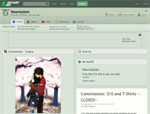 Tablet Screenshot of neurosylum.deviantart.com