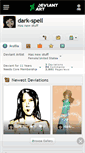 Mobile Screenshot of dark-spell.deviantart.com