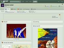 Tablet Screenshot of demon-omen.deviantart.com