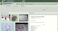 Desktop Screenshot of littlemisslovelysxx.deviantart.com