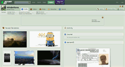 Desktop Screenshot of mindenhova.deviantart.com