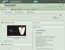 Tablet Screenshot of frozentheaterd.deviantart.com