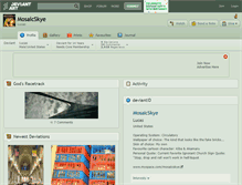 Tablet Screenshot of mosaicskye.deviantart.com