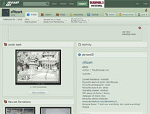 Tablet Screenshot of cfitzart.deviantart.com