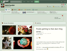 Tablet Screenshot of katiechandler.deviantart.com