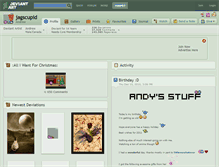 Tablet Screenshot of jagscupid.deviantart.com