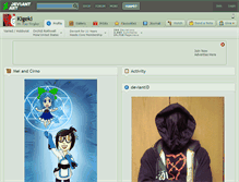 Tablet Screenshot of kigeki.deviantart.com