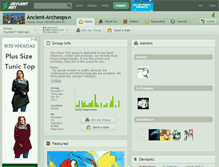 Tablet Screenshot of ancient-archeops.deviantart.com