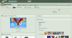 Desktop Screenshot of digiomnimon.deviantart.com