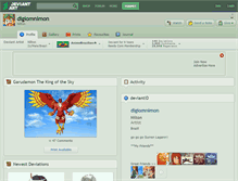 Tablet Screenshot of digiomnimon.deviantart.com