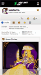 Mobile Screenshot of lalallama.deviantart.com