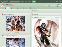 Tablet Screenshot of maithagor.deviantart.com