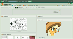 Desktop Screenshot of misterbrony.deviantart.com