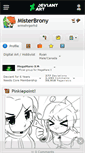 Mobile Screenshot of misterbrony.deviantart.com
