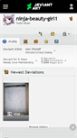 Mobile Screenshot of ninja-beauty-girl1.deviantart.com