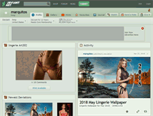 Tablet Screenshot of marquitos.deviantart.com