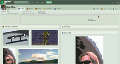 Desktop Screenshot of blue-nine.deviantart.com